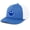 Kentucky, variant on Football Team Color Embroidered Texas Happy Face With Lightning Eyes Rope Foam Front Trucker Hat, Graphite/Silver/Graphite
