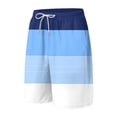 thumbnail image 6 of KPOPLK Mens Swim Trunks 5" Quick Dry Stretch Swim Shorts Mesh Lining Bathing Suits Swimwear Beach Shorts with Pockets(Blue,S), 6 of 9