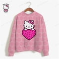 thumbnail image 3 of Sudadera con capucha de HELLO KITTY para mujer, ropa de calle con estampado de manga larga, estilo Harajuku, para otoño, 3 of 5