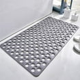 thumbnail image 4 of TPE With Suction Cup Water Leakage Porous Bath Mats Suction Grip Mat Shower Mat Bathroom Products GREEN 70X38CM, 4 of 8