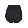thumbnail image 4 of Firpearl Women's Retro High Waisted Bikini Bottoms Ruched Swimsuit Bottom Swim Shorts, 4 of 4