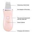 thumbnail image 4 of Ultrasonic Skin Scrubber Face Cleaning Vibration Massage Home Beauty MachinePink, 4 of 4