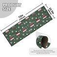 thumbnail image 5 of Yayeee Runner Rug for Bedroom 2'x6' Machine Washable Hallway Non Slip Mat, Christmas Hats, 5 of 8