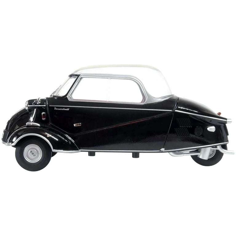 Messerschmitt KR200 Bubble Top Black with Red Interior 1/18
