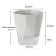 thumbnail image 5 of Self-absorbing Water Flower Planter Large Capacity Creative Promote Healthy Growth Planter for Living Room Bedroom Study, 5 of 5