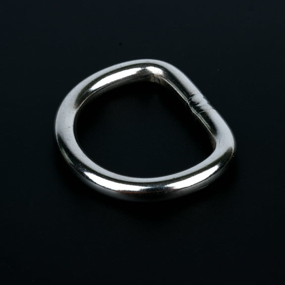 10 - Country Brook Design® 1 inch Stainless Steel Welded D-Rings