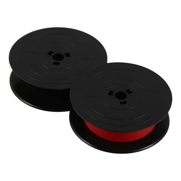 HOOWIFFY Dual Color Replacement Ribbon for Old Fashioned Typewriter Black and