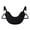 black, variant on Gray Lumbar Traction Belt for Pull Up Bar, Adjustable Hanging Back Stretcher with Padded Waist Support, Back Pain Relief & Spine Decompression for Home Gym