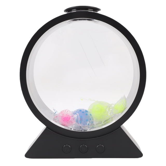 Lámpara De Medusas, Luz De Pescado De Gelatina De Fantasía LED, 7 Colores Decoraciones De Lámpara De Mesa De Medusas, Luz Redonda De Acuarios Nocturnos Para Decoración De La