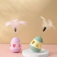 thumbnail image 3 of KYAIGUO Interactive Cat Toys, Funny Cat Tumbler Toy with Feather for Small & Large Cats Engaging Play, 3 of 7