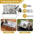 thumbnail image 5 of Estufa de Camping PortáTil para Exteriores, Gas Casete Alta Potencia una Prueba Viento, Accesorios Picnic, 5 of 5