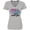 Athletic Heather, variant on Inktastic Pink or Blue Auntie Loves You Women's V-Neck T-Shirt