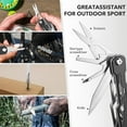 thumbnail image 3 of GEREMF-Multitool with Safety Locking,16-in-1 Multi Tool Stainless Steel Pocket Knife Set with Pliers, Upgrade Camping Tool Gifts for Men,for Survival, Camping, Hiking, Outdoor 2 Pcs, 3 of 4