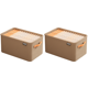 thumbnail image 1 of Organizador Sujetadores Caja Almacenamiento Plegable para Pantalones Vaqueros Doméstico Tela (caqui M), 1 of 5