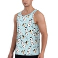 thumbnail image 2 of Picia Milk Bottles And Cow Head Printed Men’s Performance Tank, Men's Workout Tank Top Moisture-Wicking Tank Top Muscle tee, Breathable Workout Shirt-3X-Large, 2 of 7