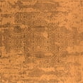thumbnail image 1 of Ahgly Company Indoor Square Oriental Orange Industrial Area Rugs, 6' Square, 1 of 4