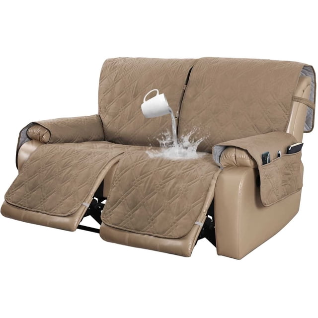 Waterproof Recliner Sofa Cover Cushion Sofa Sofa Protector (Medium, Taupe)