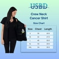 thumbnail image 5 of USBD Crew Neck Post Mastectomy Shirt with Drain Pockets Color: Navy, Size: X-Large, 5 of 6