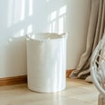 thumbnail image 4 of 58L Woven Laundry Basket, Cotton Tall Laundry Hamper Blankets, Clothes Pillows for Toys Shoes, Large Laundry Bin, White, 4 of 6