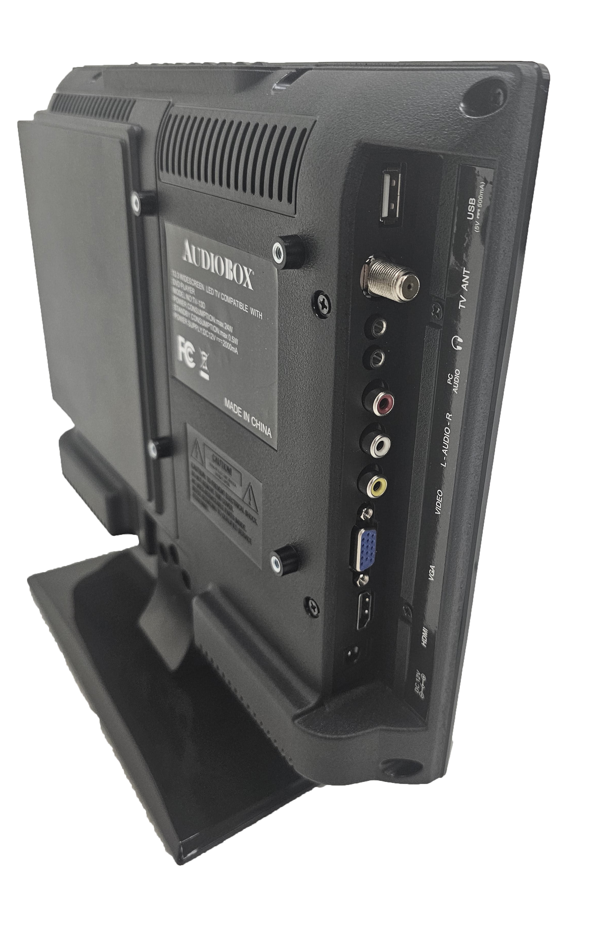Audiobox 13-In. HD Portable TV/DVD Combo with Remote, Car Charger