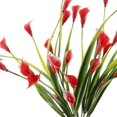 thumbnail image 4 of 3x Arbustos Artificiales de Cala Plantas de Plástico Arreglo Floral para El Hogar Cocina Comedor Decoración Floral Sunnimix Flor de lirio de cala artificial, 4 of 8
