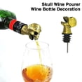 thumbnail image 1 of Skull Wine Pourer Unique Ghost Head Design Wine Pourer for Stylish Wine Pouring And Bottle Decoration, 1 of 7