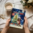 thumbnail image 3 of Merry Christmas and Happy New Year Santa English Springer Spaniel Holiday Xmas Winter Spiral Bound Journal Springers Dog Lover Gifts 5x7in Spiral Notebook - 00024, 3 of 5