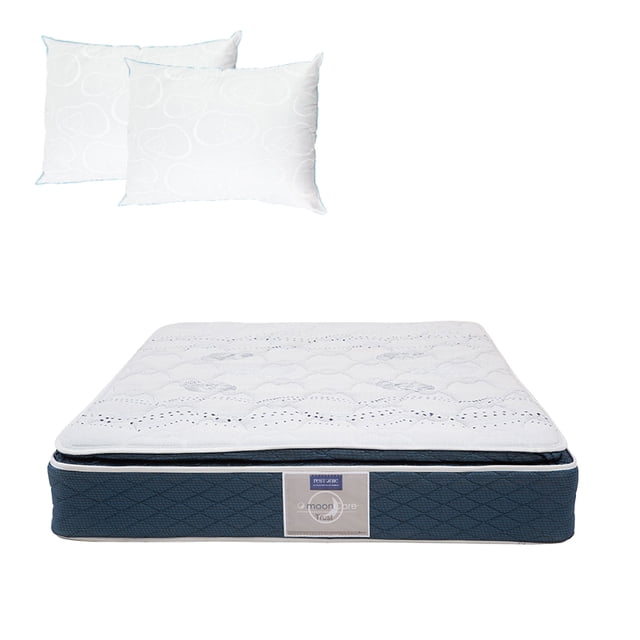 Colchón King Size + 2 Almohadas Osos Restonic Spring Air Trust