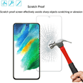 thumbnail image 2 of Galaxy S21 FE 5G Cases, Heavy Duty Shockproof Protective Case for Samsung Galaxy S21 FE 5G (6.4 Inch) with Tempered Glass Screen Protector - Turquoise, 2 of 8