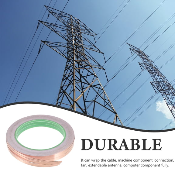 Copper Foil Tape for Guitars, Flexible PVC, Professional Conductive Double-Sided, 3 Rolls