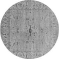 thumbnail image 1 of Ahgly Company Indoor Round Oriental Gray Industrial Area Rugs, 8' Round, 1 of 4