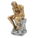 thumbnail image 3 of Estatua del pensador Estilo retro Líneas energéticas Estable Antideslizante Durable Resina Estatua del hombre pensante para el dormitorio de la oficina en casa, 3 of 12