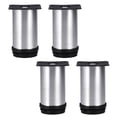 thumbnail image 5 of Masteelf 4pcs Stainless Steel Furniture Support Feet Adjustable Replacement Cabinet Legs Sofa Coffee Table Support Legs for Home (50x120mm), 5 of 8