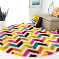 thumbnail image 2 of Safavieh Safavieh Kids Shag Ivory Shag Rug - Runner 2'3" x 7', 2 of 5