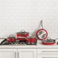 thumbnail image 2 of Ninja Foodi NeverStick Essential 9-Piece Aluminum Cookware Set, Red Vivid, 2 of 5