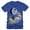 Royal Blue Heather, variant on Men's Star Wars Darth Vader Starry Sleigh Graphic Tee Navy Blue 2X Large