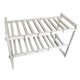 thumbnail image 1 of Estante De Almacenamiento Para Fregadero, Soporte De Almacenamiento, Organizador De Platos, Estante Extensible Ajustable De Acero Inoxidable, Multifuncional De Doble Capa Sweethay HA014727-00, 1 of 6