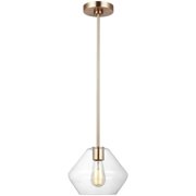 Open Box Generation Lighting 6002401 Jett 10" Wide Mini Pendant - Brass