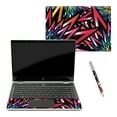 thumbnail image 1 of Carbon Fiber Skin Decal Wrap Compatible With HP Pavilion x360 14" (2018) Sticker Design Color Bomb, 1 of 4