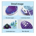 thumbnail image 5 of Women Orthopedic Sneakers Stylish Walking Shoes, 2023 New Air Running Shoes, Non Slip Walking Sneakers, Mesh Air Cushion Sneakers for Gym Workout Sports Purple 40, 5 of 6
