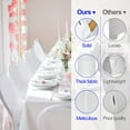 thumbnail image 7 of EMART Spandex Chair Cover, White Seat Covers Universal Stretch Chair Slipcovers Protector 50 Pcs, 7 of 7