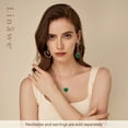 thumbnail image 5 of Linawe Emerald Green Layered Necklaces for Women Trendy, Heart Choker Pendant Necklace Rose Gold Chain Stacked Necklace, Stainless Steel Y2K Preppy Necklace Jewelry, 5 of 7