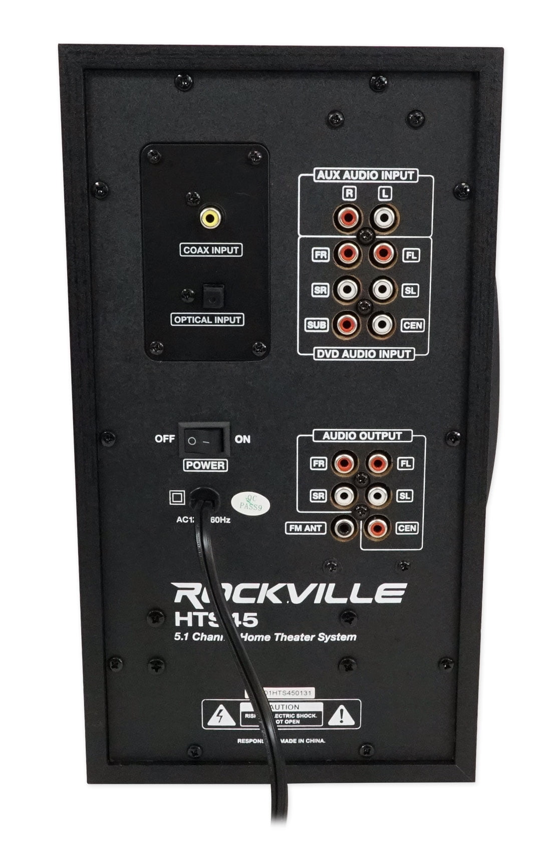 Rockville Hybrid Home Theater Karaoke Machine System w/5.25