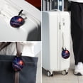 thumbnail image 6 of Galactic space 2Pcs PU Leather Round Luggage Tags with Privacy Cover and Name ID Tag for Suitcase, Handbags, Backpacks, School Bags, 6 of 6