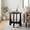 Black, variant on Round Wooden End Table with Black Cross Legs - Modern Accent Side Table for Living Room