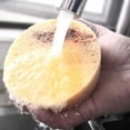 thumbnail image 4 of Round Synthetic Sponge, 1pc Cleaning Scrub Sponge, Dish Wash Sponge Non Scratch Super Absorbent Scrubber Sponge for Home/Kitchen/Car Washing (3.93×1.57 inch), 4 of 4