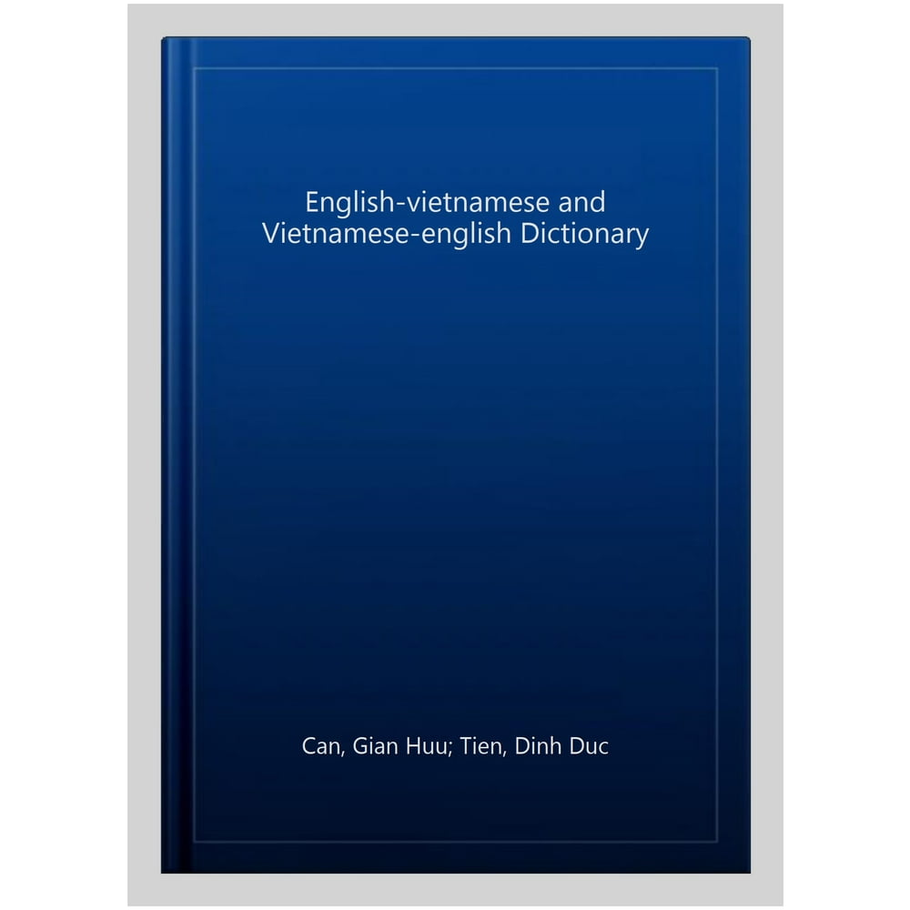 VietnameseEnglish, EnglishVietnamese Dictionary