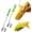 2 PCS, variant on Easy Clean Corn Cob Peeler, 2025 New Corn Peeler for Corn on the Cob, Long Handle Stainless Steel Corn Stripping Tool for Home Kitchen (1 PCS)