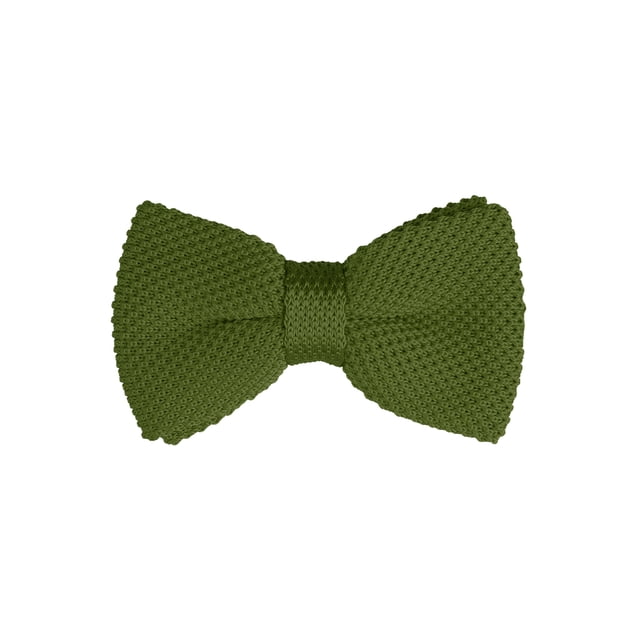 CORBATA DE LAZO PREATADA PARA HOMBRES INSPIRADA EN EL DÍA DEL PADRE, CON CORREA AJUSTABLE, COLOR SÓLIDO, CORBATA DE LANA VERDE OLIVA