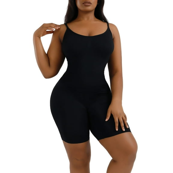 Shorts Bodysuit for Women Tummy Control Shapewear Seamless Sexy Butt Lifting Workout Bodycon One Piece Short Jumpsuit Plus Size S-XXXL